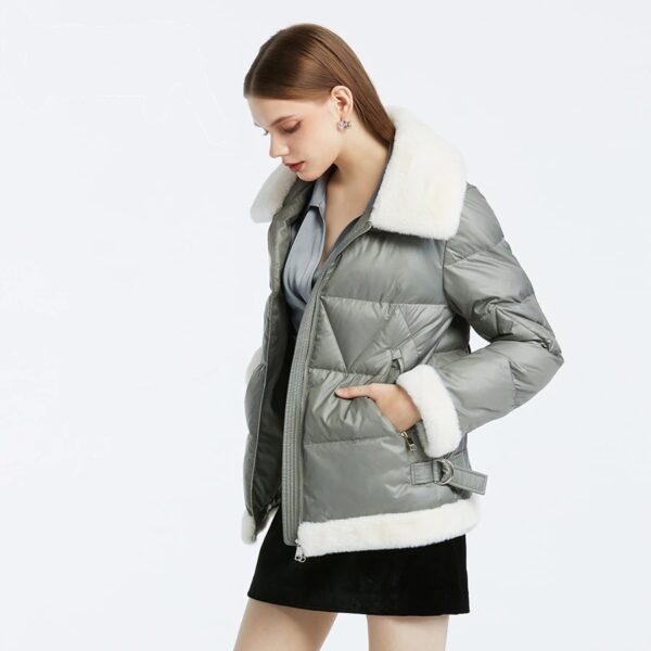 Faux Fur Quilted Jacket