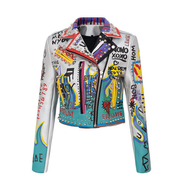 Women's Printed Motorcycle Suit