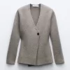 Women Wool Blend Cardigan Sweater